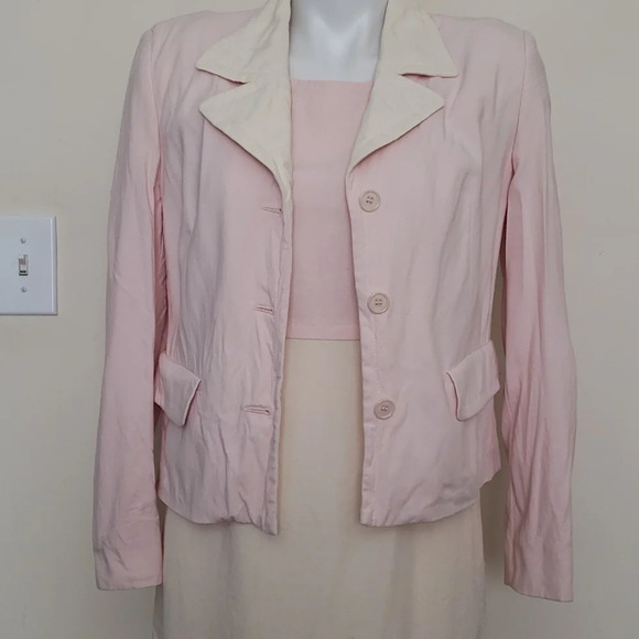 Vintage Benton Pink & Off-white Dress set - Picture 11 of 16